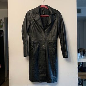 Bebe Lamb Skin knee length coat